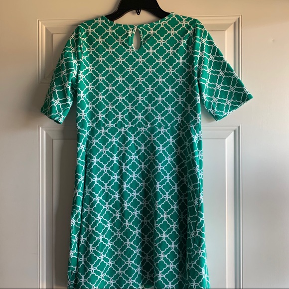 Crown and Ivy Girls Short Sleeve Keyhole Dress-XLg - Picture 5 of 8